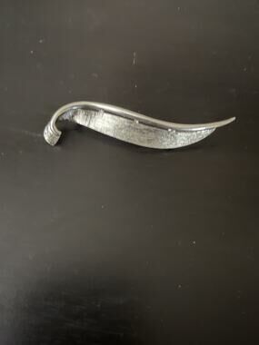 Vintage Boucher Silver Tone Brooch Leaf 2005 Or Possibly 2095 Jewerly 3 Inches